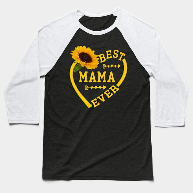 best mama ever Baseball T-Shirt by Leosit